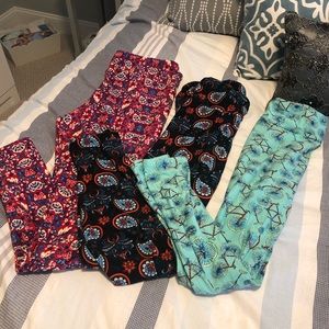 3 Pairs of Lularoe Leggings